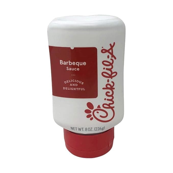 Chick-Fil-A Sauce 8 oz. Squeeze Bottle 2 Pack- Resealable Container for Dipping, Drizzling, and Marinades (Barbeque)