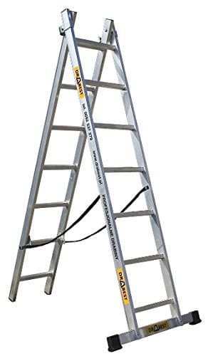 DRABESTMulti-Function 2 Section Aluminium Combination Ladders 5.1m