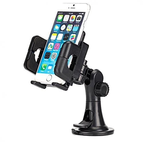 Premium Car Mount Dash Windshield Phone Holder for Sprint HTC EVO 4G LTE - Sprint HTC One - Sprint HTC One A9 - Sprint HTC One M8 - Sprint HTC One M9