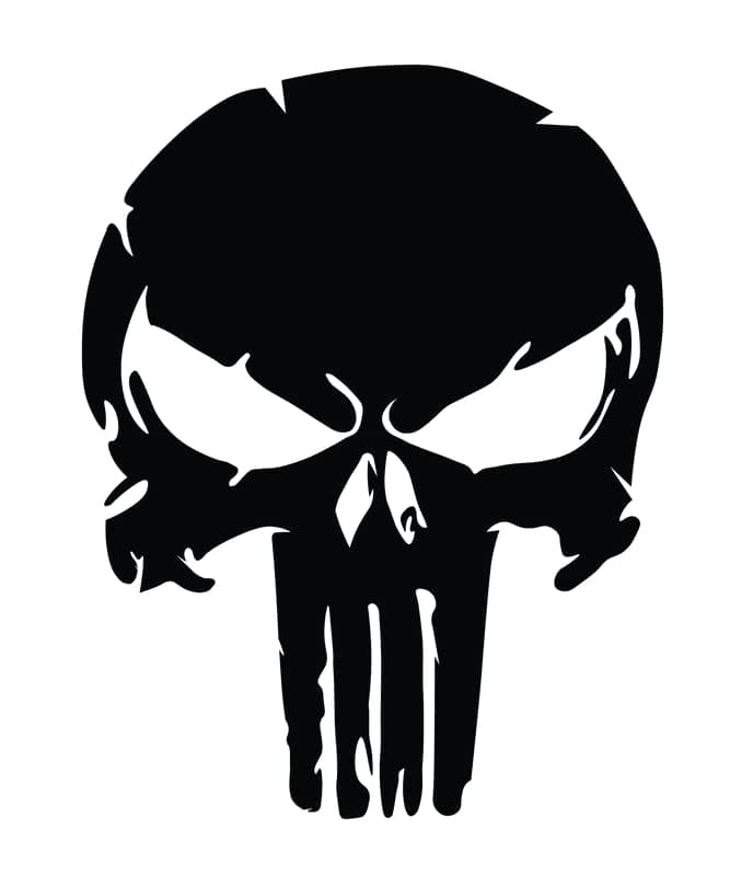 Black Skull|Great Gift Idea|Single |5 Inch Magnet | Made in The USA | Car Auto Tool Box Refrigerator Magnet|S10141