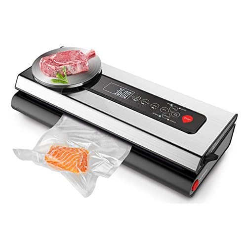 Vacuum Sealer and Digital Kitchen Scale with Premium LED Screen, Viotte Automatic Vacuum Air Sealing System for Food Preservation and Food Weight Measurement