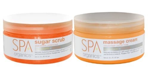 Bio Creative Lab Spa Sugar Scrub and Massage Cream Duo - Mandarin and Mango
