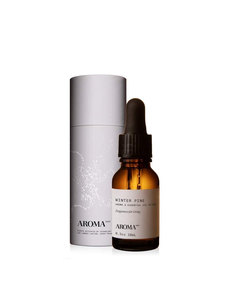 AromaTechWinter Pine Aroma Oil for Scent Diffusers, Premium Aroma Oil, 100% Pure Diffuser Blend of Crescendo Pine, Bark, Cedar Wood for Cold-Air and UltraSonic Scent Machines - 120 Milliliter