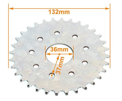 Common Bike Left Chain Drive Customized for Geared Bicycle Derailleur