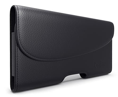 Galaxy S6 Edge Plus Belt Case, Debin Leather Galaxy S6 Edge Plus Holster Case with Belt Clip Belt Pouch Case, Secured Loops Belt Carrying Holder for Samsung Galaxy S6 Edge+ with Another Cover on