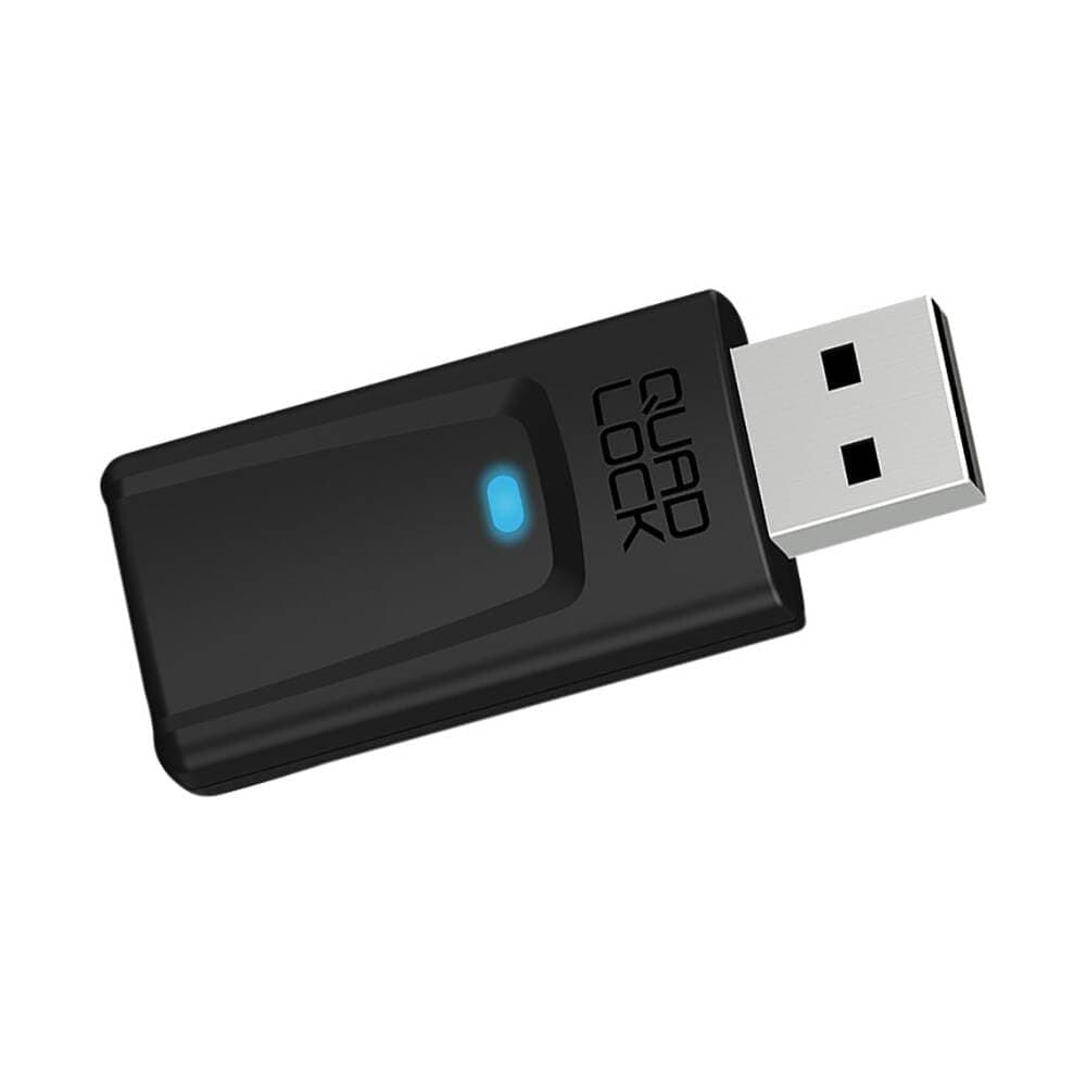 Quad Lock Wireless Car Adapter for Apple CarPlay & Android Auto - Plug & Play USB for Cars with Wired CarPlay/Android Auto