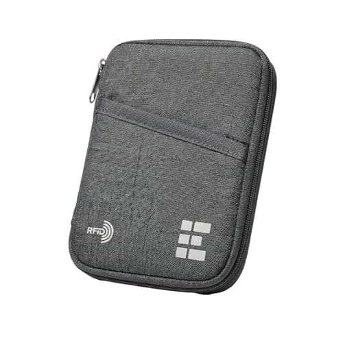 Zero Grid Passport Wallet - Travel Document Holder w/RFID Blocking