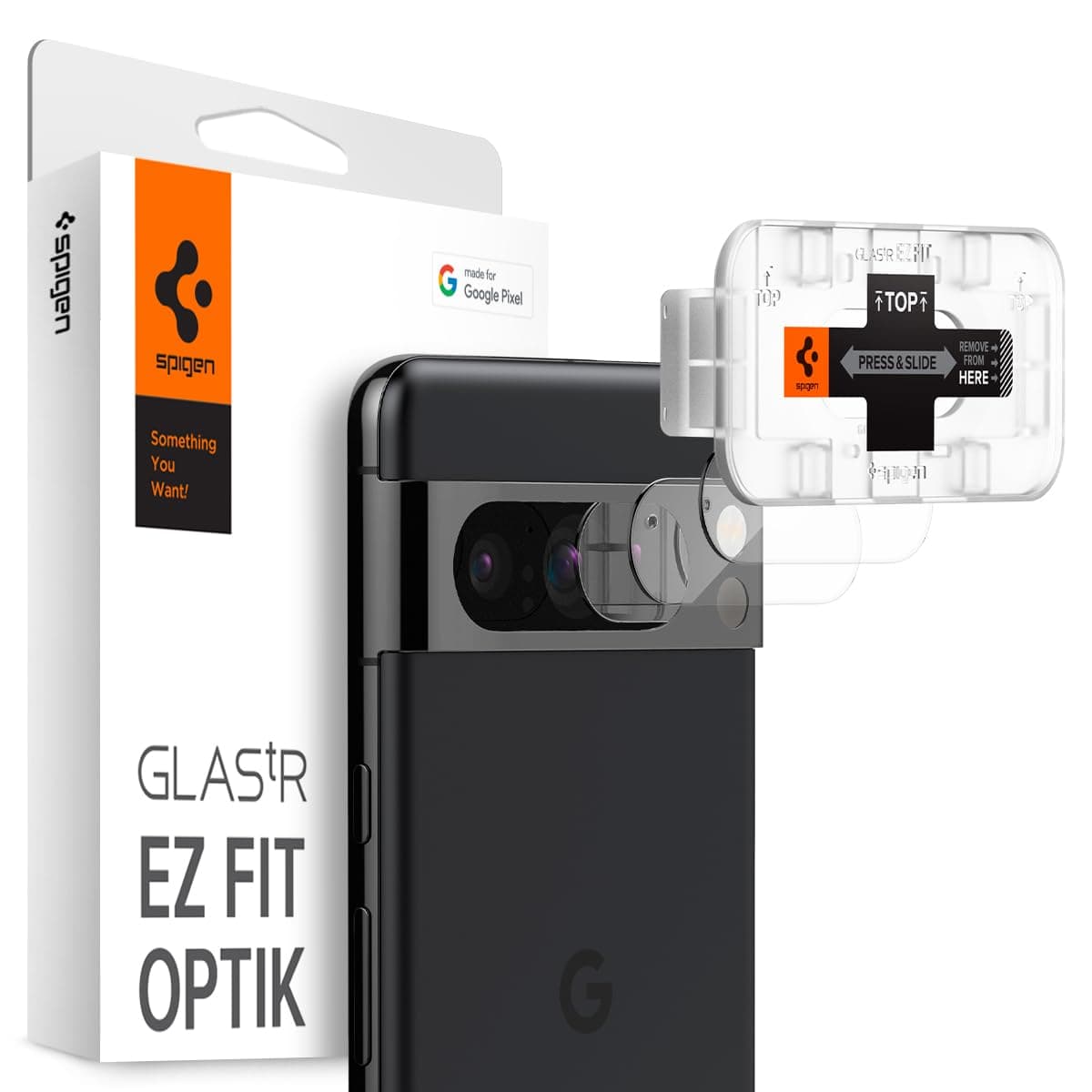GLAStR EZ Fit Optik [2 Pack] Camera Lens Screen Protector for Google Pixel 8 PRO [Case Friendly] - Crystal Clear - [2 Pack]
