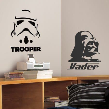 Star Wars Darth Vader and Stormtrooper Giant Wall Decals