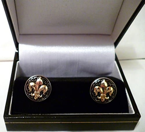 Pewter Fleur de Lys Cufflnks (3882)