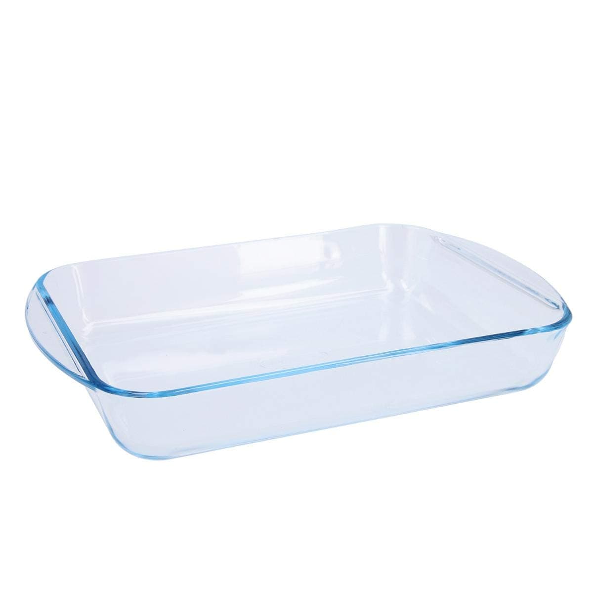 Rectangular Glass Roasting Dish, Clear, Size: 35 x 23 cm, Glass Rectangular Roaster, Oven Baking Dish, Highly Thermal Resistant: Oven, Microwave & Dishwasher Safe, GD030