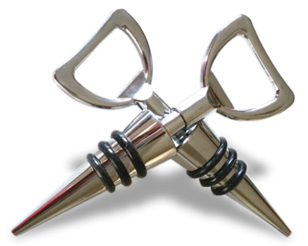 VINOBREW Premium Wine Bottle Stopper, Bottle Opener Multi-tool, Set of 2