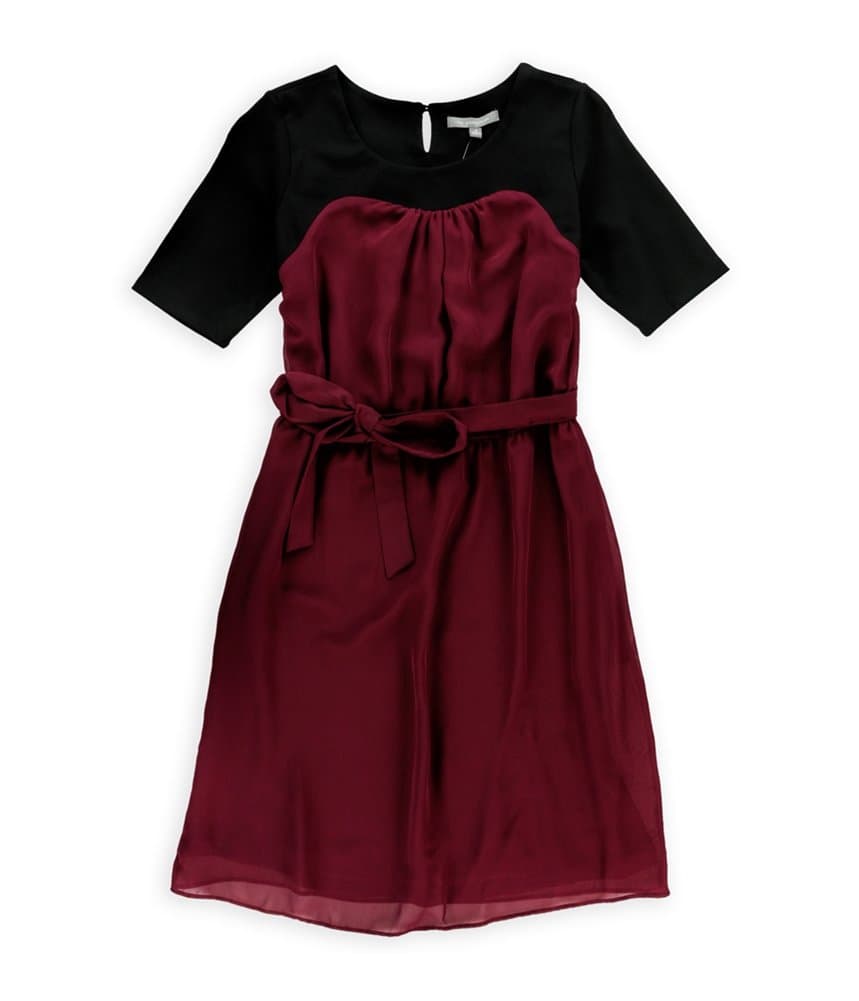 NY Collection Womens Sheer Shift Dress