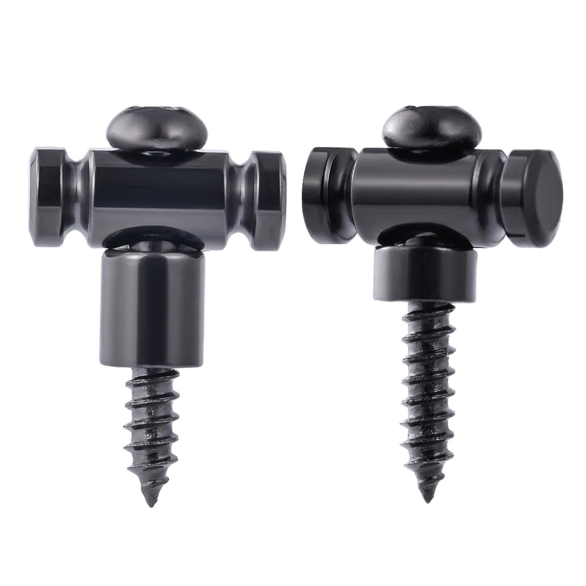 Guyker Guitar Roller String Retainers(Set of 2) – String Guide, Strings Trees Replacement Part for Electric Guitars, SR1 Black