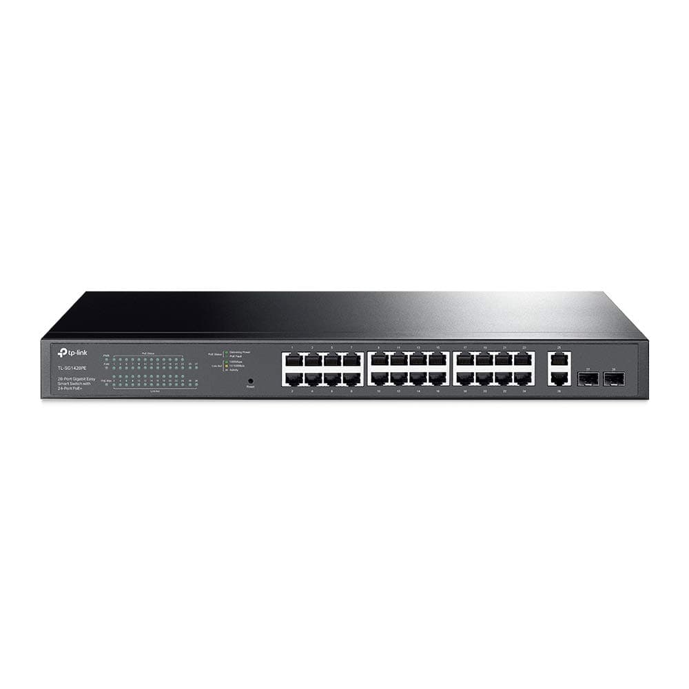 28-PORT GIGABIT EASY SMART SWITCH WITH 24X GIGABIT POE+