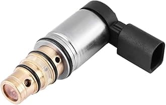 AC Control Valve, Qiilu AC Compressor Control Solenoid Valve,Solenoid Valve for PXE16 PXE14 1K0260859F(Silver)