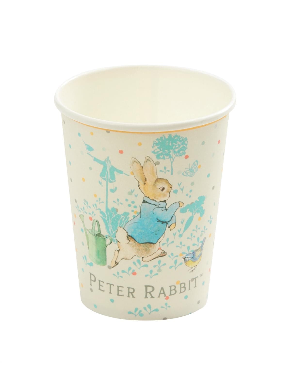 Smiffys Peter Rabbit Classic Tableware Party Cups x8 9oz/266ml, Officially Licensed Peter Rabbit Classic Fancy Dress, All Dress Up Party Goods
