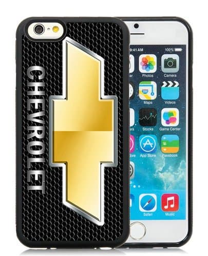 Chevrolet Logo Black Phone Case for iPhone 6S 4.7 Inch,iPhone 6 TPU Case Wireless Phone Accessory