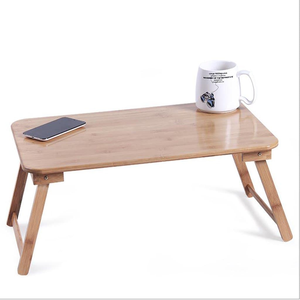 GFL Foldable Laptop Bed Table For Game, Portable Standing Desk, Kid Floor Low Table, Breakfast Tray, Wooden Picnic Table, Multipurpose Computer Tables (Size : L78cmW45cmH32cm)