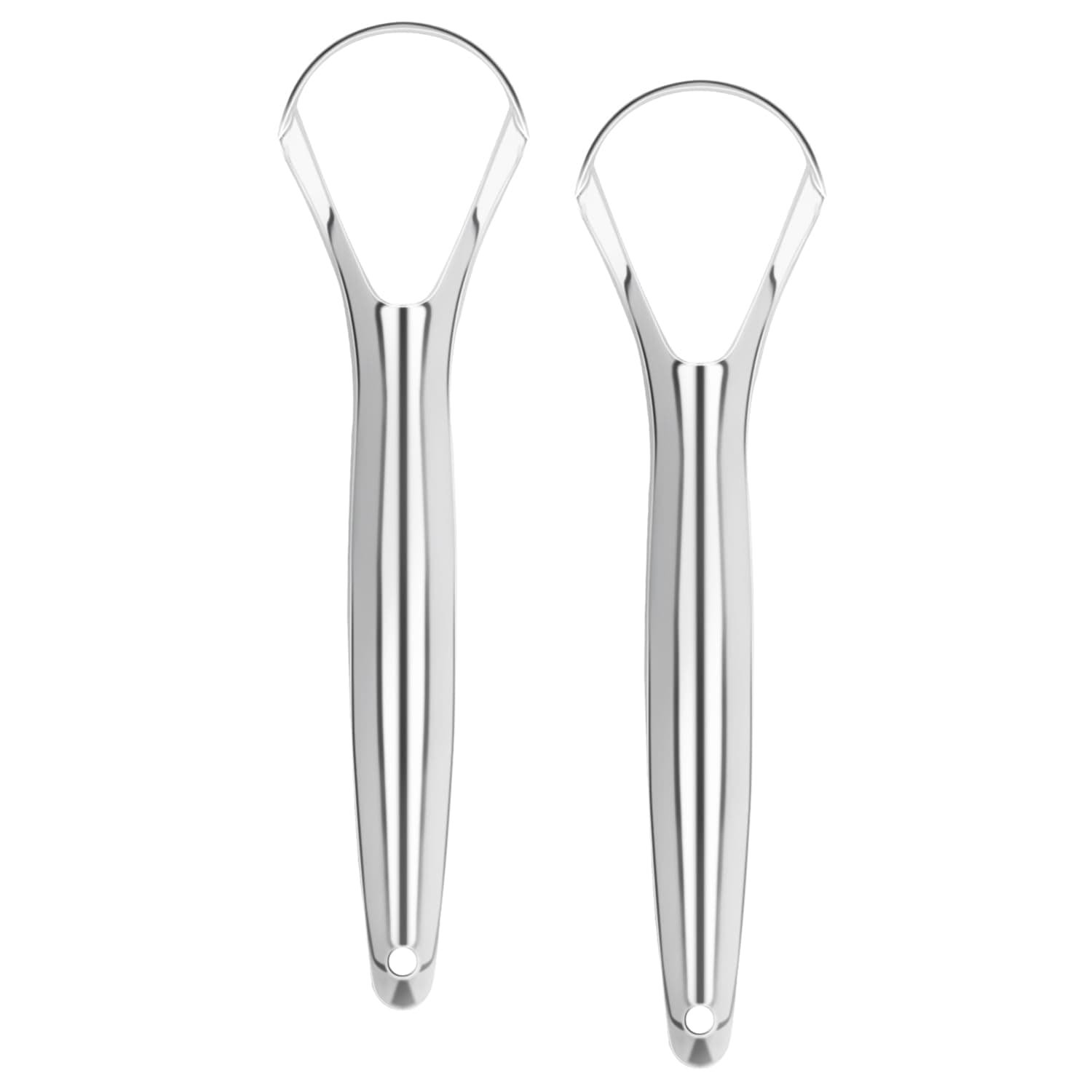 2 Pcs 'Handle' Shape Tongue Scraper