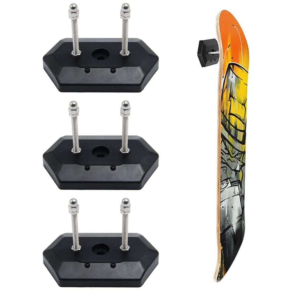 3 Pcs Skateboard Wall Mount