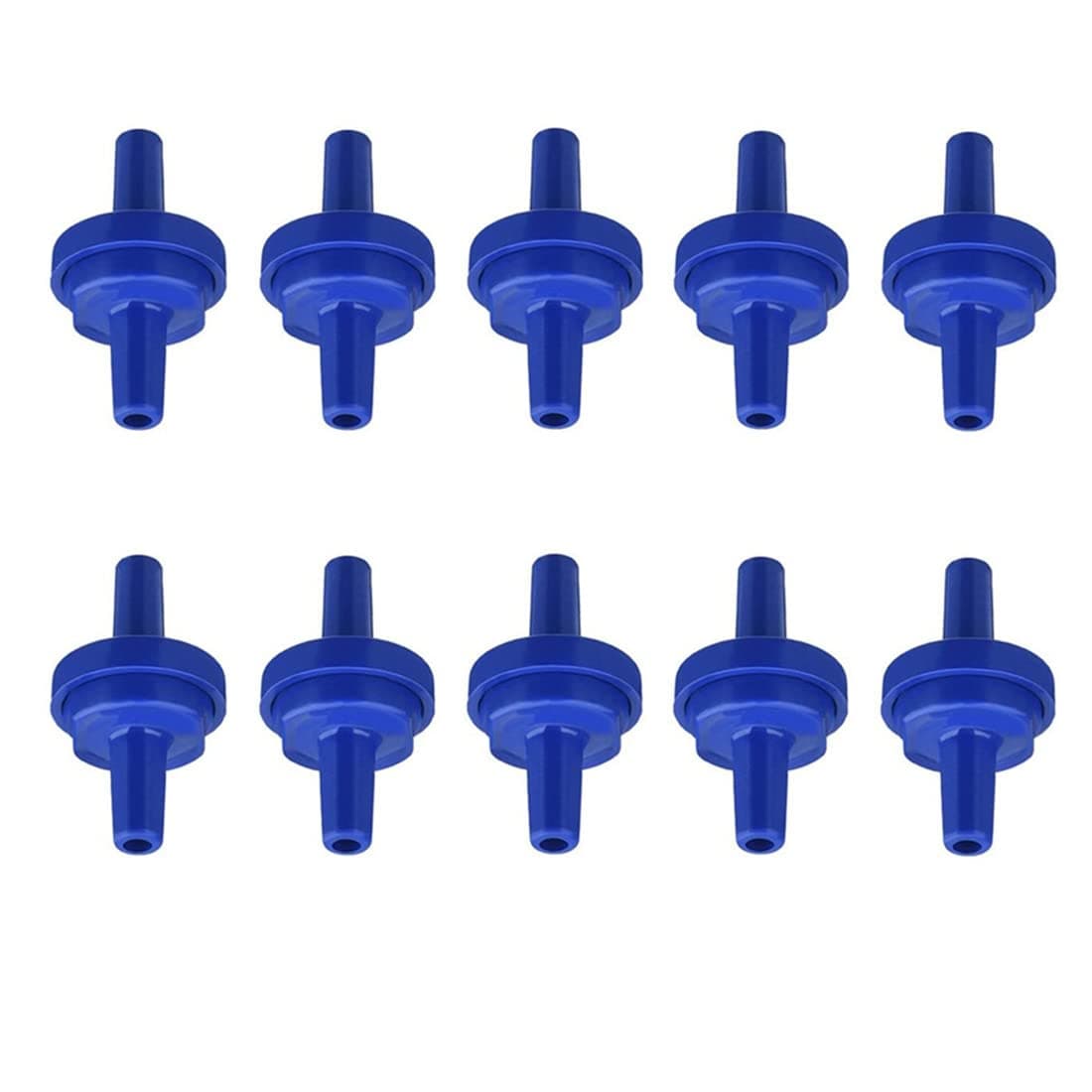 Aquarium Air Pump Check Valves Plastic One Way Non-Return Check Valve 10Pcs