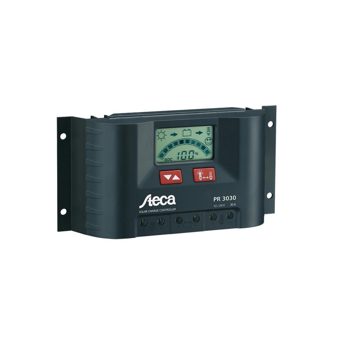 Steca Pr-3030 12/24 Volt 30 Amp Solar Charge Controller with Lcd Display