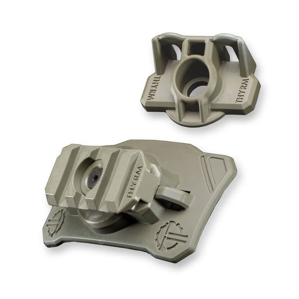 Thyrm VariArc-VS Helmet Mount, Universal Helmet Compatibility, Adjustable for attaching Light to Picatinny Rail or Scout Mount, Made in USA