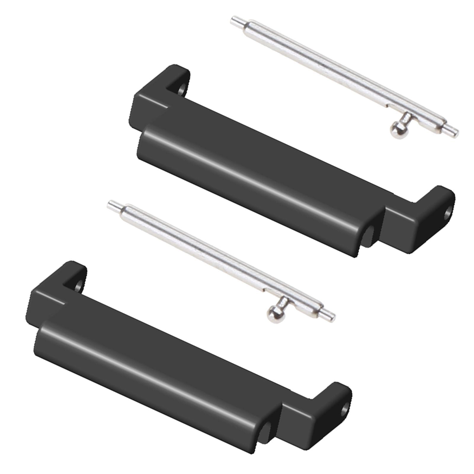 Watch Strap Connector Lugs Adapter Quick Release Metal Link Attachment Compatible For 18mm-20mm Bracelet Watchband 2pcs Stainless Steel Lugs Adapter Strap Connector Connector Adapter Extension For Men