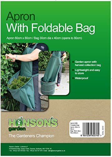 AD101 Apron with Foldable Bag - Green