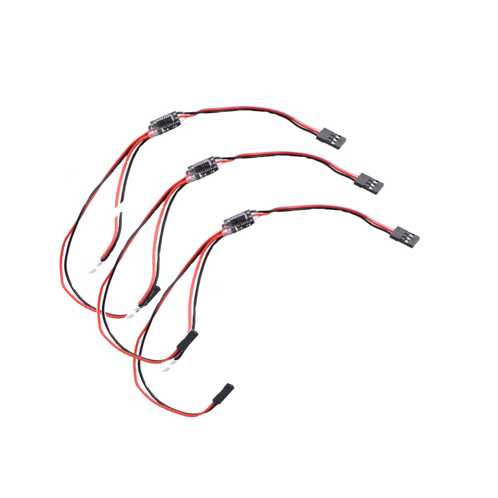 3pcs 1S 4A Brushed ESC DC3.6-5.8V Mini Speed Controller for RC Boats Aircraft Airplane 720 820 Hollow Cup Motor/N20 N30 Coreless Motors