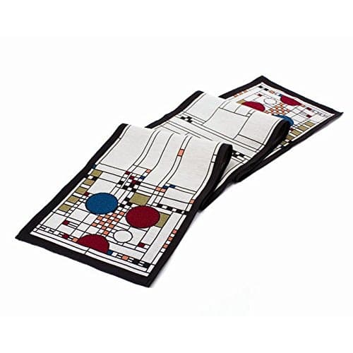 Frank Lloyd Wright Coonley Playhouse Tapestry Table Runner