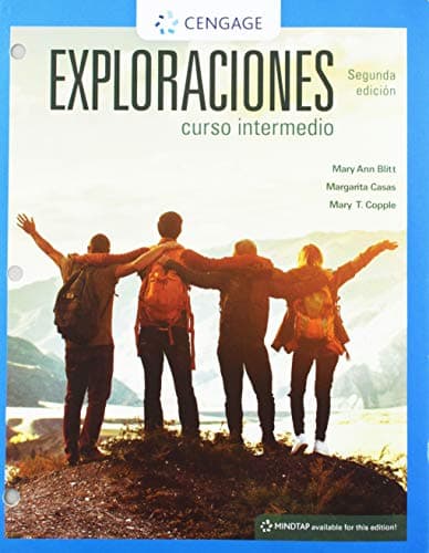 Bundle: Exploraciones curso intermedio, Loose-leaf Version, 2nd + MindTap, 4 terms Printed Access Card 2nd Edition