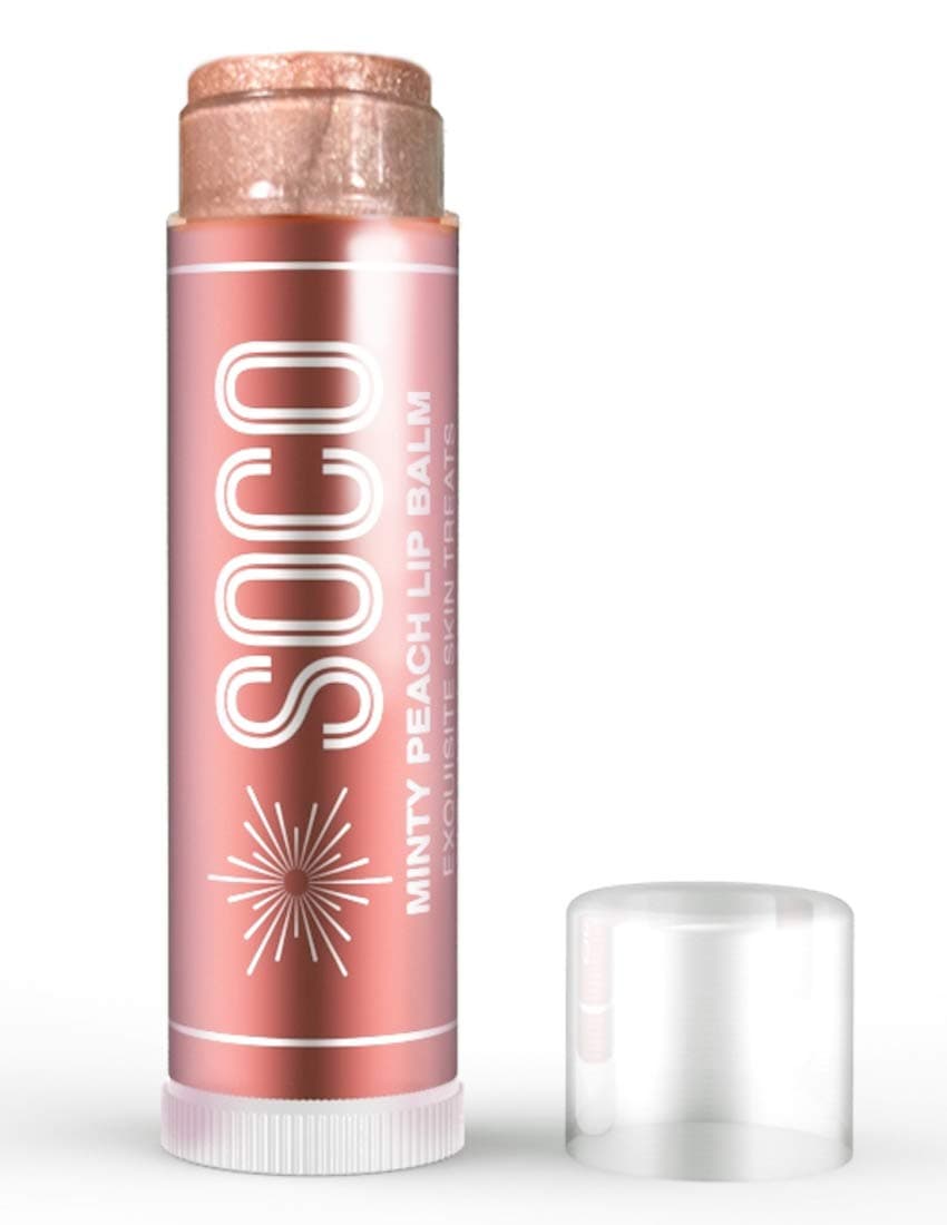 Organic Tinted Lip Balms (Minty Peach)