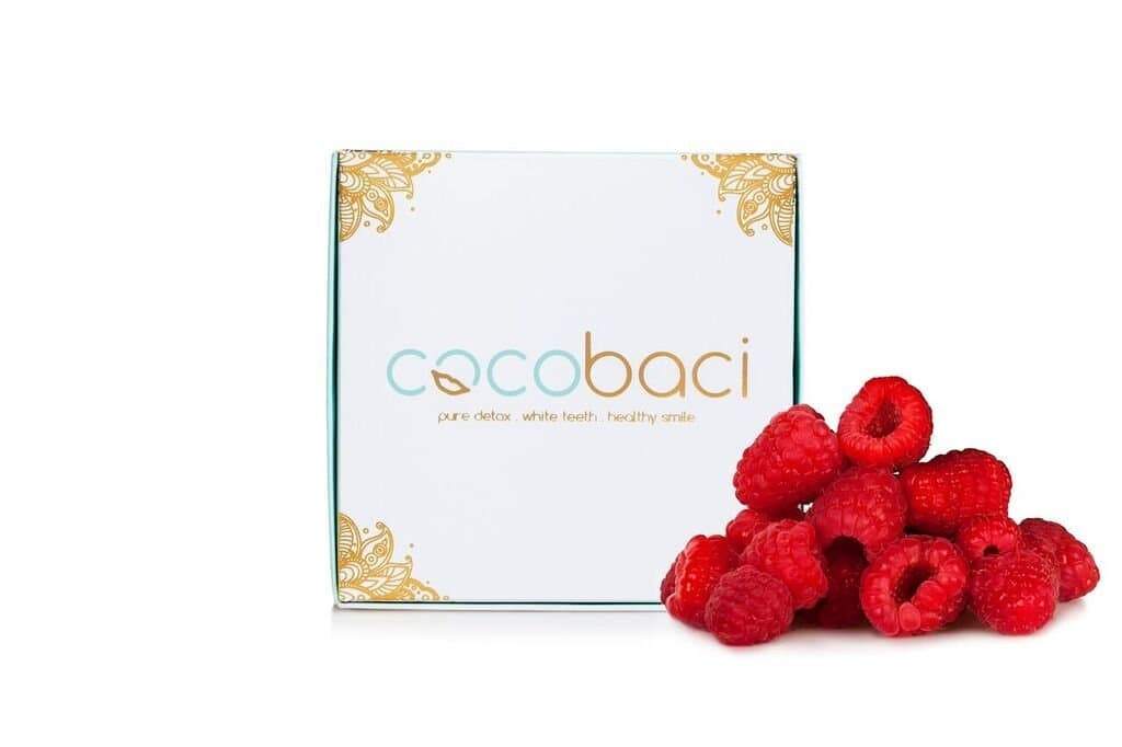 Cocobaci 15 Day Teeth Whitening Organic Vegan Oil Pulling Program Raspberry Kisses