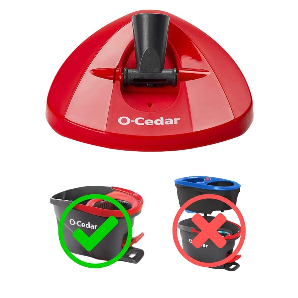 Genuine Replacement Mop Base Part for EasyWring Spin Mop, Not Compatible with RinseClean