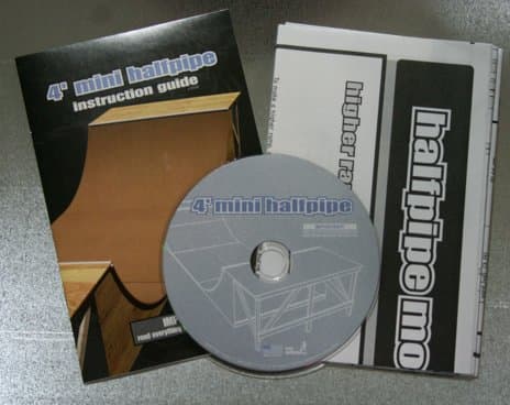 4' Skateboard & Inline Halfpipe - Plans, Manual & DVD Video (Half Pipe Blueprints)