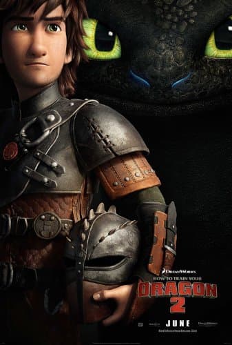 World Mall Group How to Train Your Dragon 2 (2014) 24X36 Movie Poster (Thick) - Jay Baruchel, Kristen Wiig, America Ferrera