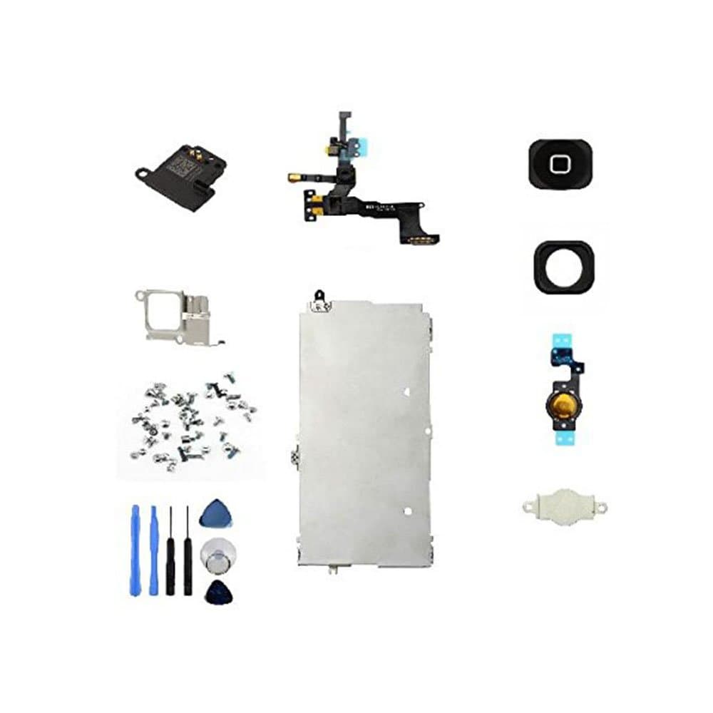 Full Set Parts for iPhone 5C LCD Display & Touch Screen Digitizer Assembly + Home Button (Black)