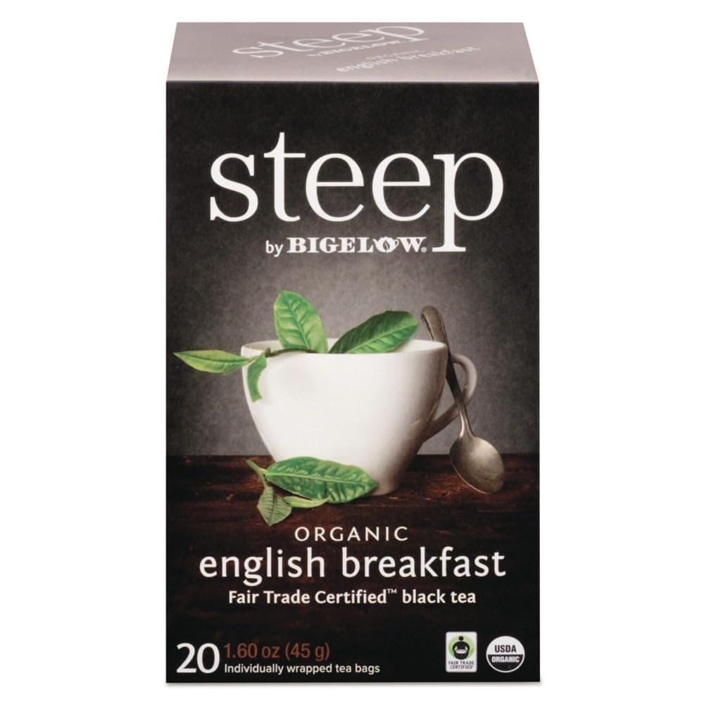 Organic English Breakfast Tea, 20 Count Box