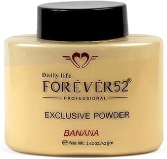 Daily Life Forever52 EXCLUSIVE BANANA Makeup Setting Loose Powder Long-lasting Coverage Reduces Shine, Matte Finish Look, 42gm Medium (Banana2) - FBE004