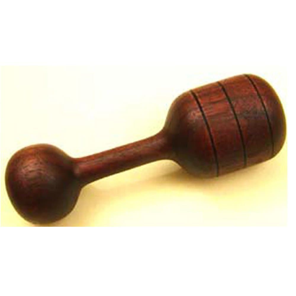 Heirloom Natural Wood Rattle - Walnut