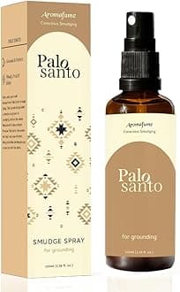 Palo Santo Smudge Spray for Protection & Energy Clearing (100ml) - Clean, Smoke-free, Non Toxic alternative to Incense & Smudges
