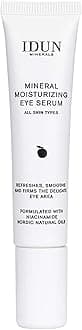 IDUN Minerals Moisturizing Eye Serum - For A Refreshing, Smoothing And Firming Effect - Softening Creamy Eye Serum - Smooth Supple Skin - For Delicate Area Around The Eyes - 0.5 Oz, (I0108552)
