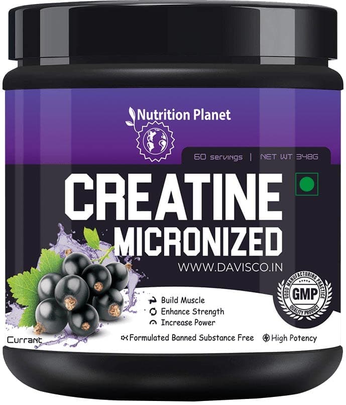 Micronized Creatine Monohydrate Powder(Black Currant, 348 grams / 0.76 Lb, 60 Servings)