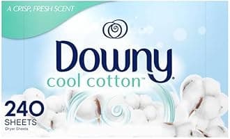 Dryer Sheets Laundry Fabric Softener, Cool Cotton, 240 Count