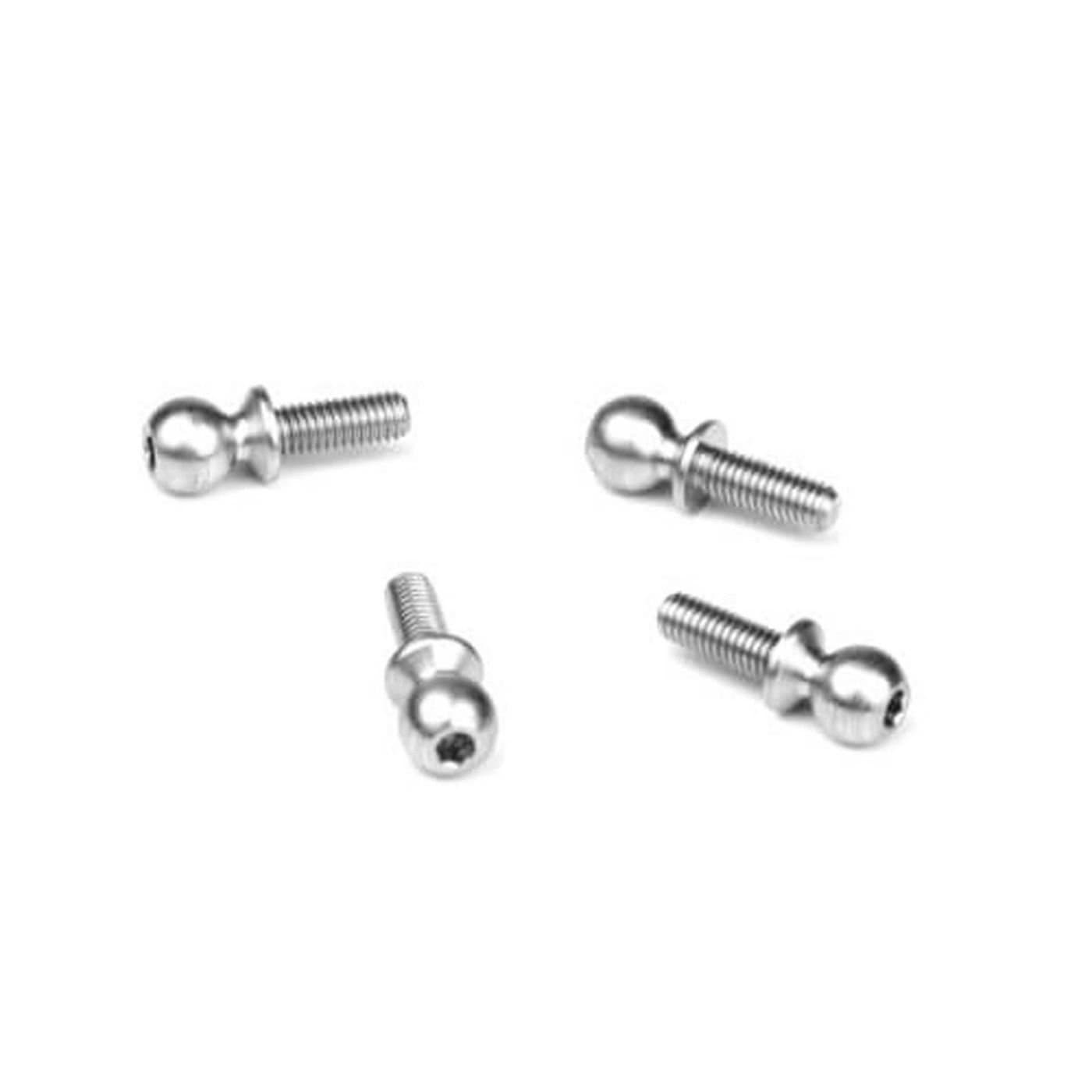 Tekno RC LLC Ball Stud 5.5mm Short Neck 8mm Thread 4pcs TKR6208 Elec Car/Truck Replacement Parts