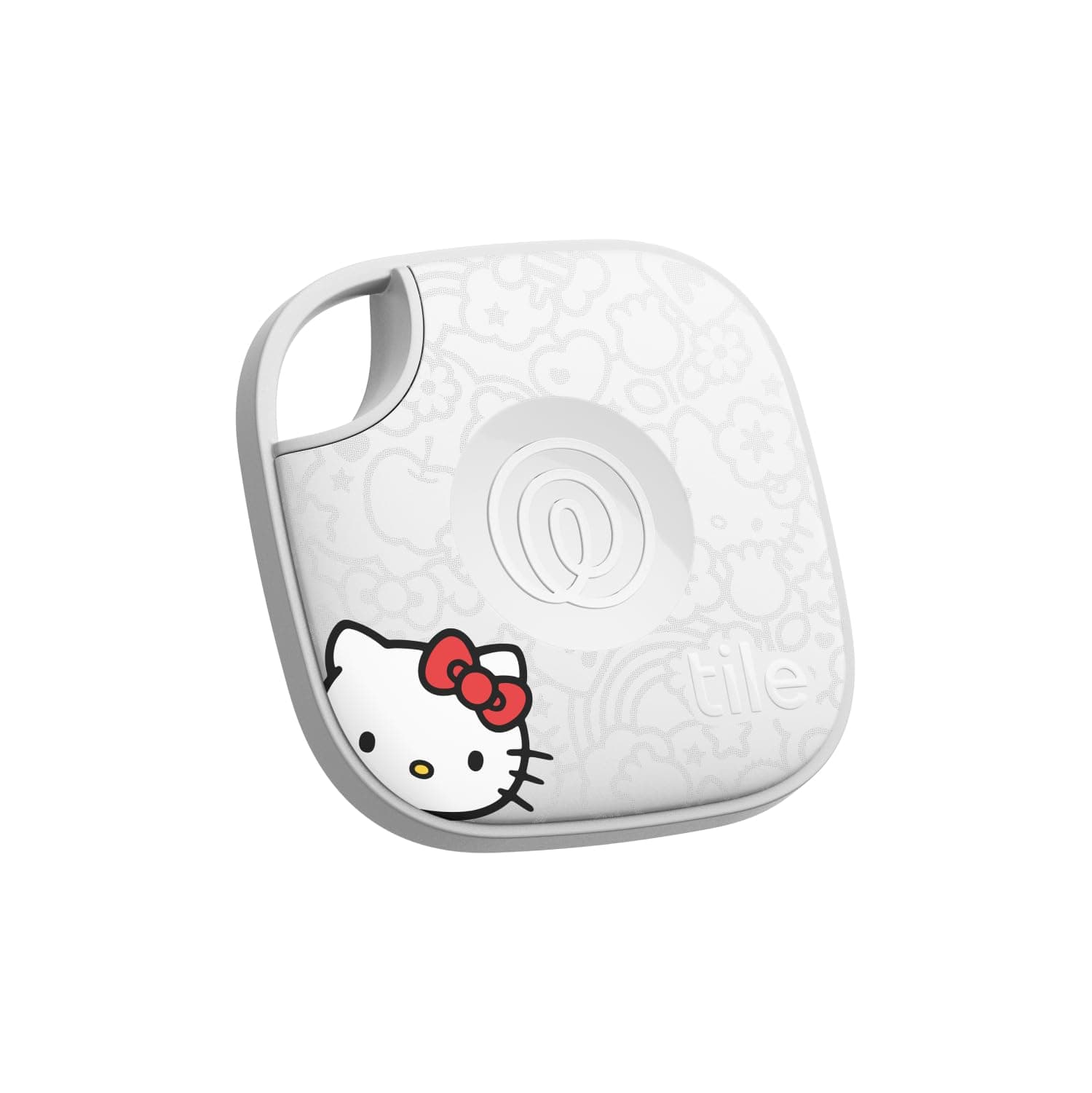 Tile by Life360 Mate (2024) Bluetooth Tracker, Keys Finder and Item Locator for Keys, Bags and More. Phone Finder. Both iOS and Android Compatible. 1-Pack, White (Hello Kitty)