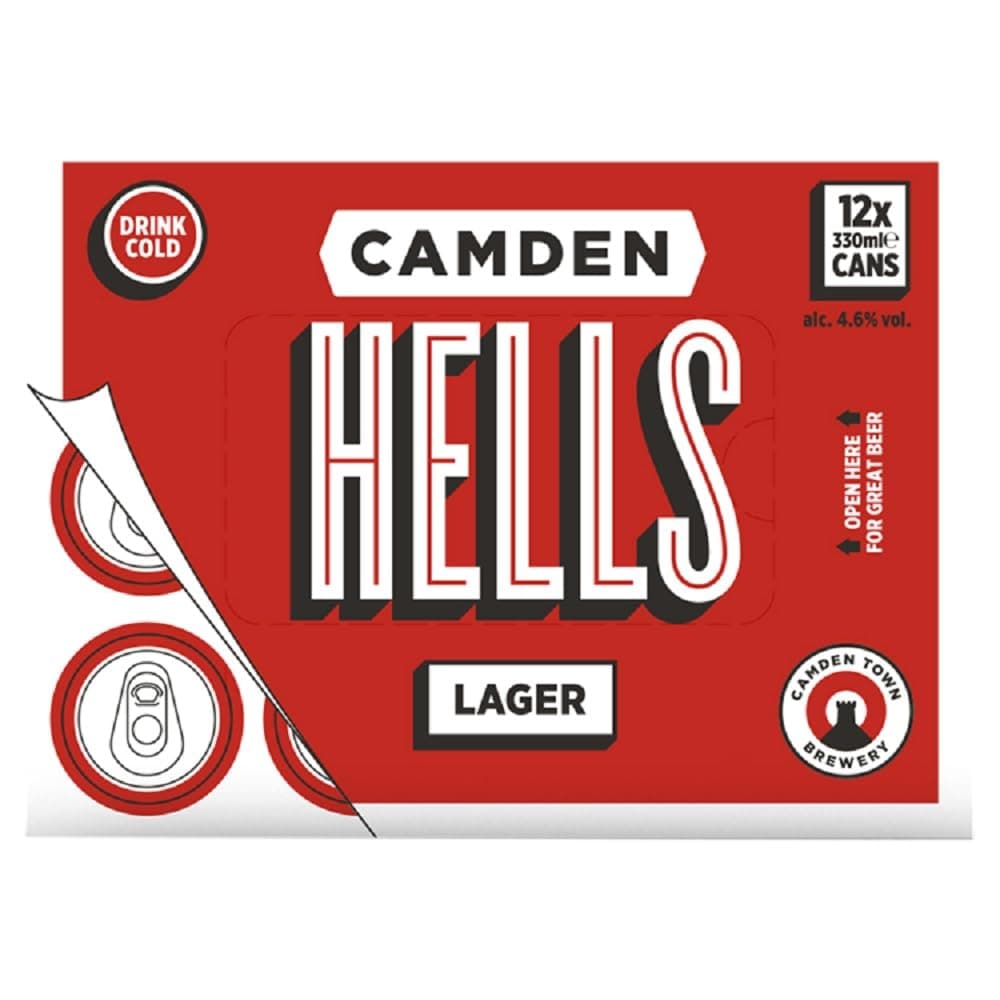 Camden Hells, 12 x 330 ml Cans