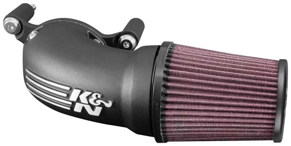 K&N Cold Air Intake System: High-Flow Air Filter, Increase Performance & Acceleration: Compatible with 2008-2017 Harley Davidson: (See Product Description for Selected Models), 57-1134
